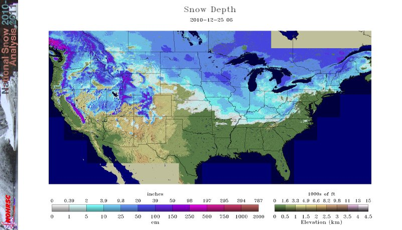 Illustration for article titled Will Your City See Snow on December 25th?